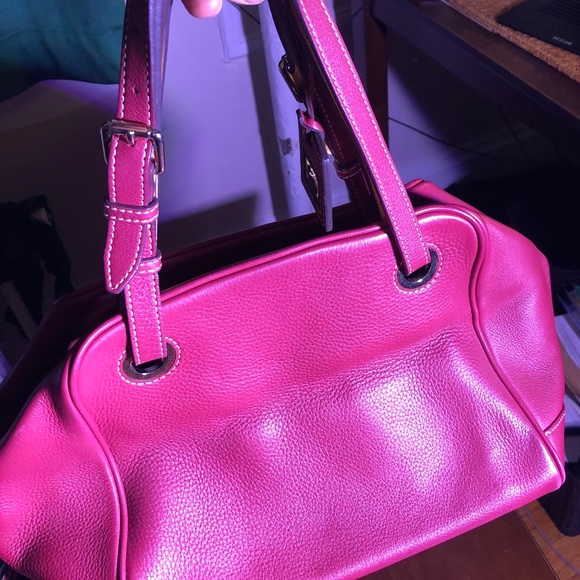 Blood Red Dooney & Bourke Retro Physicians Bag - Picture 2 of 4